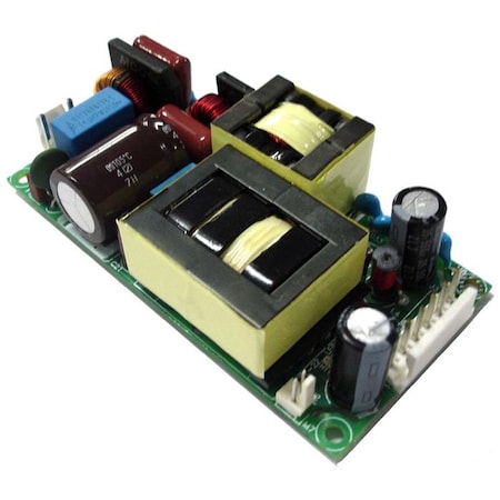 Bel Power Solutions Power Supply, 85 to 264V AC, 24V DC, 225W, 9.37A, Chassis MBC225-1T24L